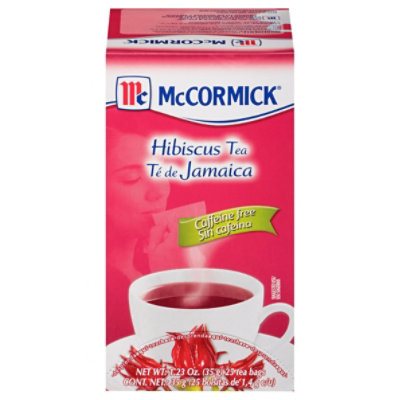 McCormick Tea Hibiscus Tea Caffeine Free - 25 Count