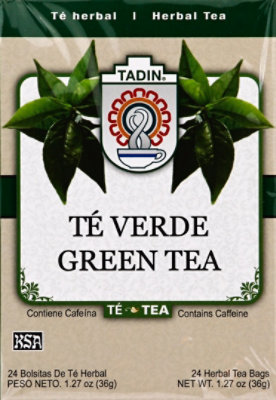 TADIN Herbal Tea No Caffeine Green Tea - 24 Count - Image 2