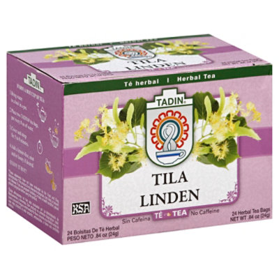 TADIN Herbal Tea No Caffeine Linden - 24 Count