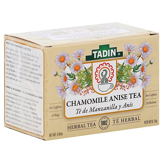TADIN Herbal Tea No Caffeine Chamomile With Anise - 24 Count