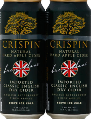 Crispin Cider Browns Lane Cans - 4-16.9 Fl. Oz. - Image 2