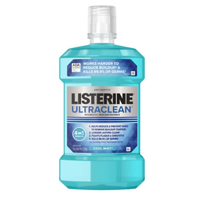 LISTERINE Ultraclean Mouthwash Antiseptic Cool Mint - 1.5 Liter - Image 1