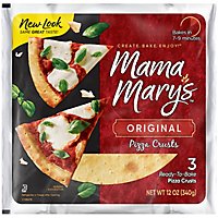 Mama Marys Pizza Crust Original Bag 3 Count - 12 Oz - Image 1