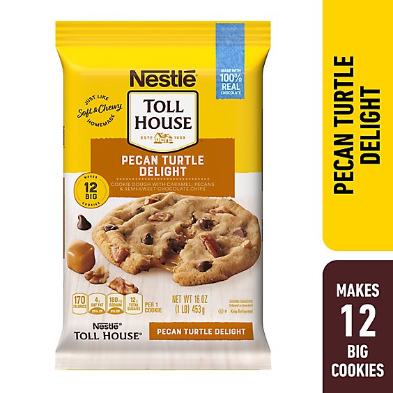 Nestle Toll House Pecan Turtle Delight Cookie Dough - 16 Oz