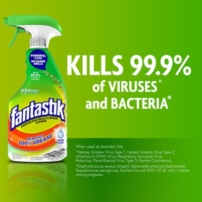 Fantastik Fresh Scent Disinfectant Multipurpose Cleaner Spray Bottle - 32 Oz - Image 4