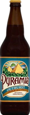 Pyramid Ale Dry Hopped India Pale Outburst Beer Bottle - 22 Fl. Oz. - Image 2