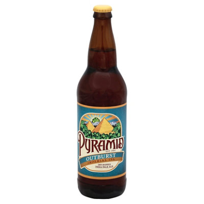 Pyramid Ale Dry Hopped India Pale Outburst Beer Bottle - 22 Fl. Oz.