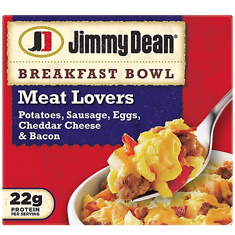 Jimmy Dean Meat Lovers Frozen Breakfast Bowl - 7 Oz