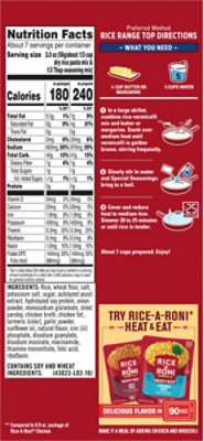 Rice-A-Roni Rice Chicken Flavor Family Size Box - 13.8 Oz - Image 5