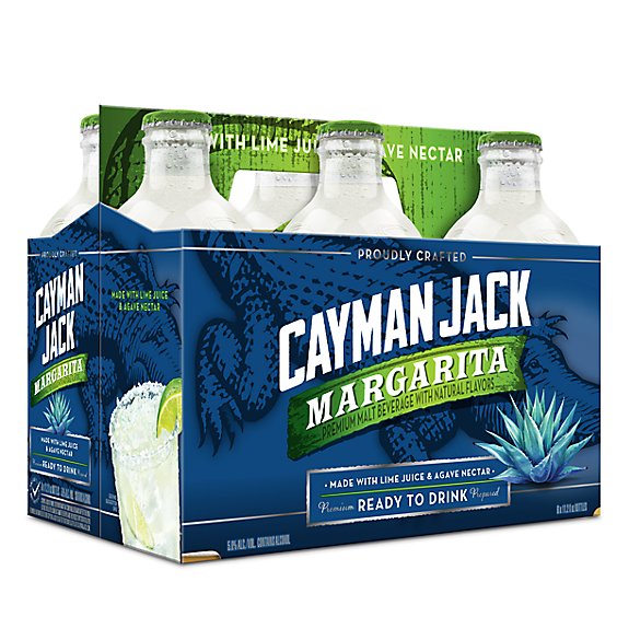 Cayman Jack Malt Beverage Margarita - 6-11.2 Fl. Oz.