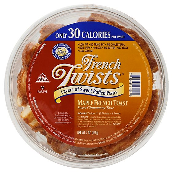 Barrys Bakery Twists French Toast Maple - Each