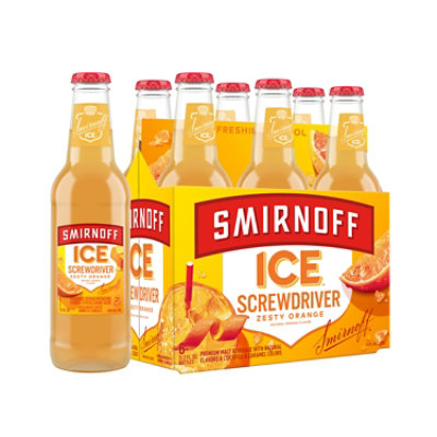 Smirnoff Ice Screwdriver Malt Beverage 4.5% ABV In Bottles - 6-11.2 Oz - Image 1