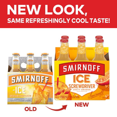 Smirnoff Ice Screwdriver Malt Beverage 4.5% ABV In Bottles - 6-11.2 Oz - Image 2