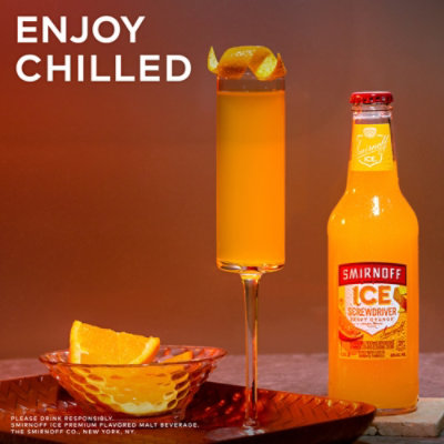 Smirnoff Ice Screwdriver Malt Beverage 4.5% ABV In Bottles - 6-11.2 Oz - Image 4
