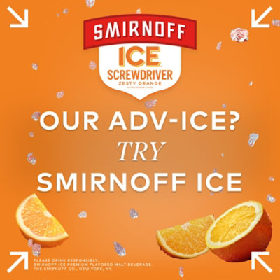 Smirnoff Ice Screwdriver Malt Beverage 4.5% ABV In Bottles - 6-11.2 Oz - Image 5