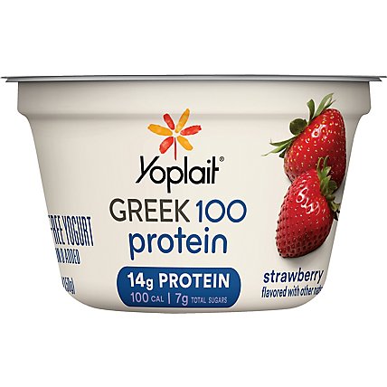 Yoplait Yogurt Greek 100 Calories Fat Free Strawberry - 5.3 Oz - Image 2