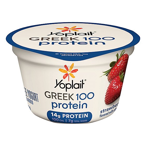 Yoplait Yogurt Greek 100 Calories Fat Free Strawberry - 5.3 Oz