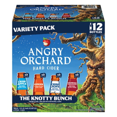 Angry Orchard The Knotty Bunch Variety Pack Spiked Hard Cider Bottles - 12-12 Fl. Oz. - Image 3