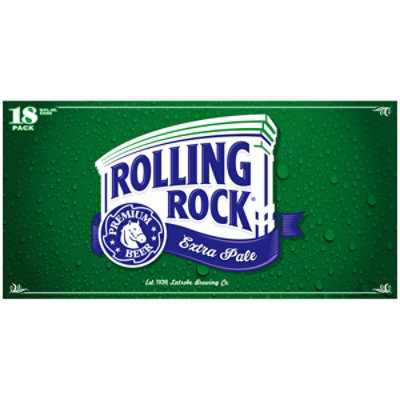 Rolling Rock Extra Pale Beer Cans - 18-12 Fl. Oz. - Image 3