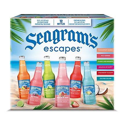 Seagrams Escapes Beer Flavored Variety Pack - 12-11.2 Fl. Oz. - Image 4