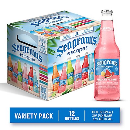 Seagrams Escapes Beer Flavored Variety Pack - 12-11.2 Fl. Oz. - Image 2