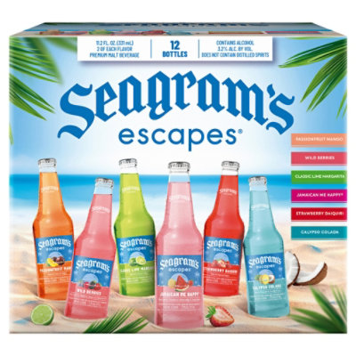 Seagrams Escapes Beer Flavored Variety Pack - 12-11.2 Fl. Oz.