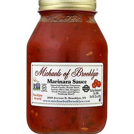 Michaels Of Brooklyn Sauce Marinara Jar - 32 Oz - Image 2