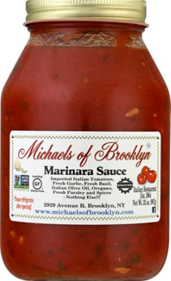 Michaels Of Brooklyn Sauce Marinara Jar - 32 Oz - Image 2