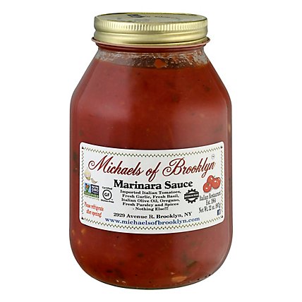 Michaels Of Brooklyn Sauce Marinara Jar - 32 Oz - Image 1