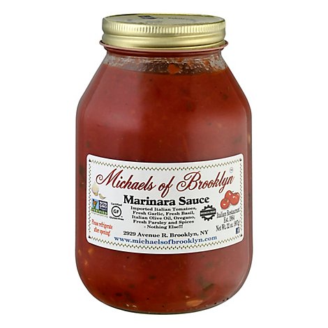 Michaels Of Brooklyn Sauce Marinara Jar - 32 Oz