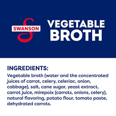 Swanson 100% Natural Vegetable Broth - 32 Oz - Image 4