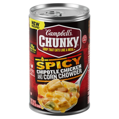 Campbell's Chunky Spicy Chipotle Chicken Corn Chowder Soup - 18.8 Oz - Image 1