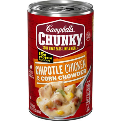 Campbells Chunky Soup Chipotle Chicken & Corn Chowder - 18.8 Oz