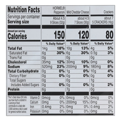 Hormel Gatherings Deli Snack Tray Pepperoni Mild Cheddar Cheese Butter Crisp Cracker - 14 Oz - Image 4