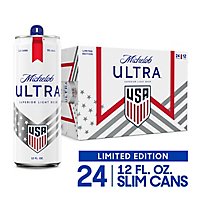 Michelob Ultra Light Beer Cans - 24-12 Fl. Oz. - Image 1