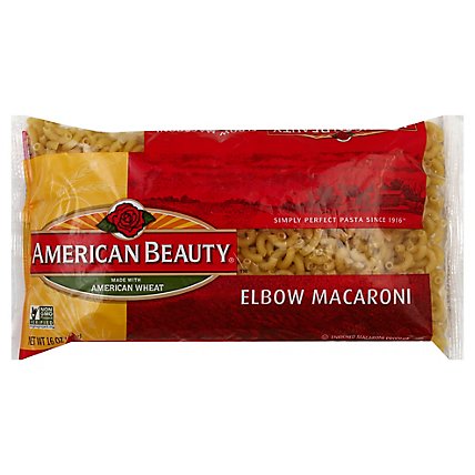 American Beauty Pasta Elbow Macaroni - 16 Oz - Image 1