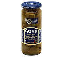 Goya Olives Queen Spanish Stuffed with Minced Pimientos - 9 Oz