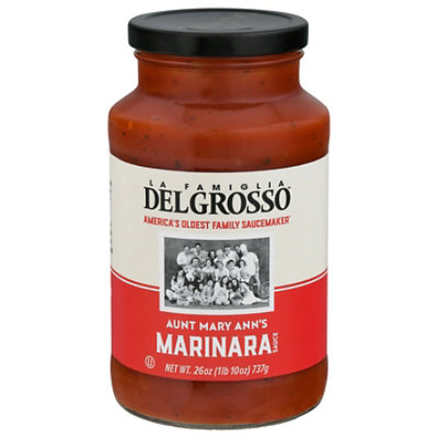 DelGrosso Pasta Sauce Ultra Premium Aunt Mary Anns Sunday Marinara Jar - 26 Oz - Image 3