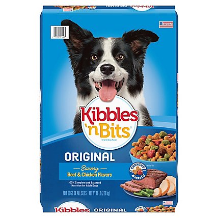 Kibbles N Bits Dog Food Original Savory Beef & Chicken Flavor For All Dogs Bag - 16 Lb - Image 3