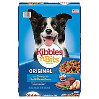 Kibbles N Bits Dog Food Original Savory Beef & Chicken Flavor For All Dogs Bag - 16 Lb - Image 1
