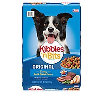 Kibbles N Bits Dog Food Original Savory Beef & Chicken Flavor For All Dogs Bag - 16 Lb
