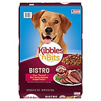 Kibbles N Bits Dog Food Chefs Choice Bistro Oven Roasted Beef Spring Veggies & Apple Bag - 16 Lb - Image 2