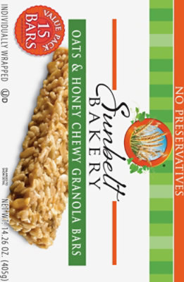 Sunbelt Bakery Value Pack Oats & Honey Granola Bar - 14.26 Oz - Image 6