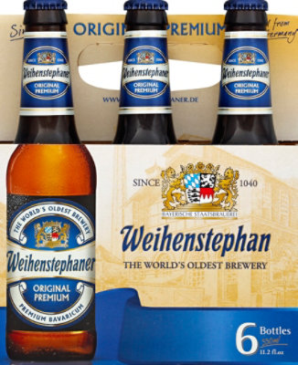 Weihenstephaner Lager Bottles - 6-12 Fl. Oz. - Image 1