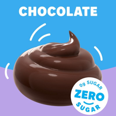 Jell-O Chocolate Zero Sugar Ready-to-Eat Pudding Snack - 4 Count - Image 4