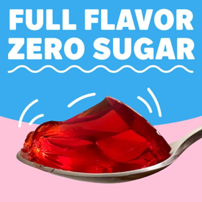 Jell-O Strawberry Artificially Flavored Zero Sugar Ready-to-Eat Gelatin Snack - 4 Count - Image 4