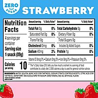 Jell-O Strawberry Sugar Free Ready to Eat Jello Cups Gelatin Snack Cups - 4 Count - Image 7