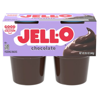 Jell-O Original Chocolate Ready to Eat Pudding Cups Snack Cups - 4 Count - Image 5