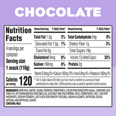 JELL-O Pudding Snacks Original Chocolate - 15.5 Oz - Image 5