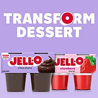 Jell-O Original Chocolate Ready to Eat Pudding Cups Snack Cups - 4 Count - Image 3
